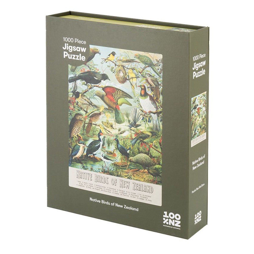 Native Birds of New Zealand 1000 Piece Jigsaw Puzzle