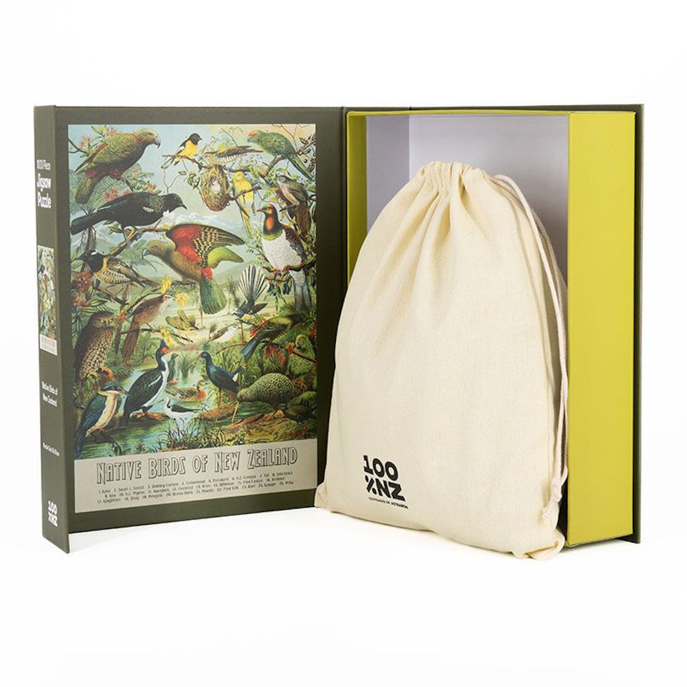 Native Birds of New Zealand 1000 Piece Jigsaw Puzzle