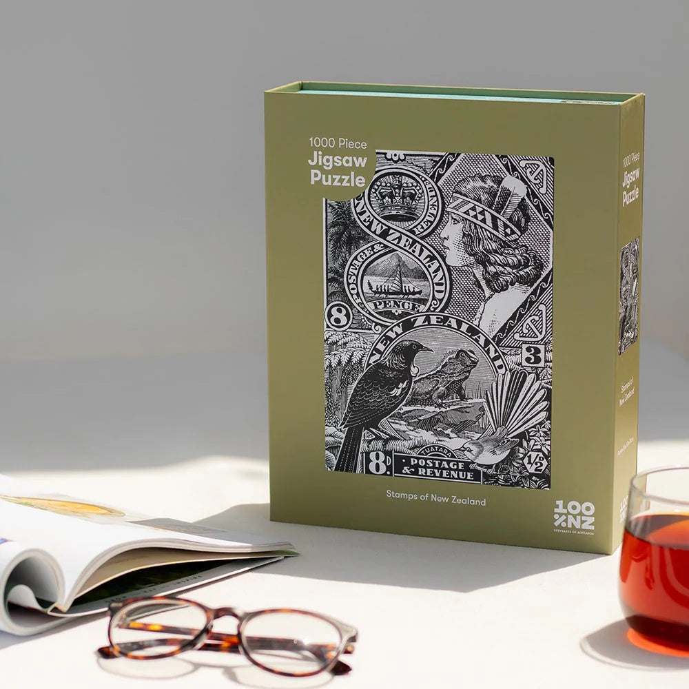 Stamps of New Zealand 1000 Piece Jigsaw Puzzle