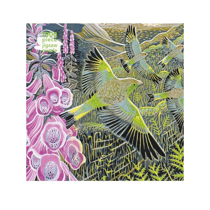 Annie Soudain Foxgloves and Finches 1000 Piece Puzzle