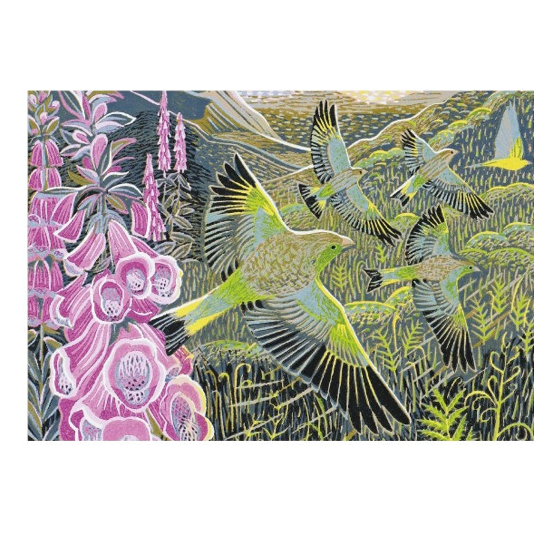 Annie Soudain Foxgloves and Finches 1000 Piece Puzzle
