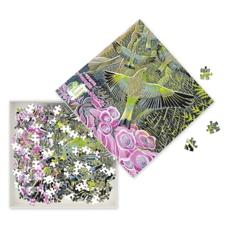 Annie Soudain Foxgloves and Finches 1000 Piece Puzzle