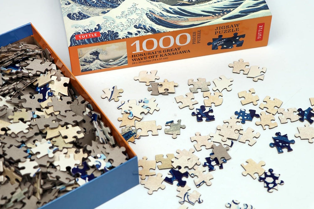 Hokusai's Great Wave 1000 Piece Puzzle