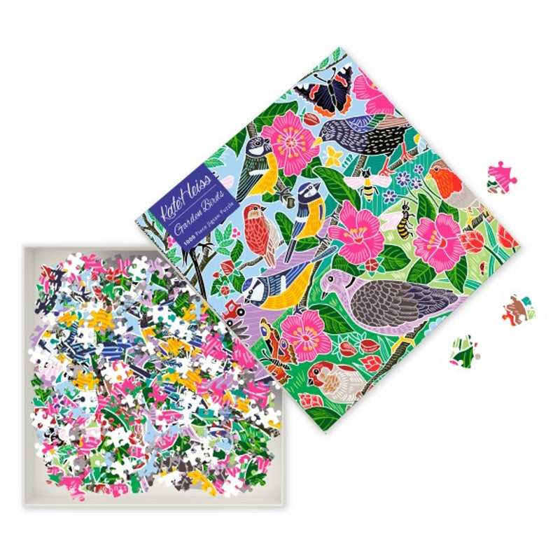 Kate Heiss Garden Birds 1000 Piece Puzzle