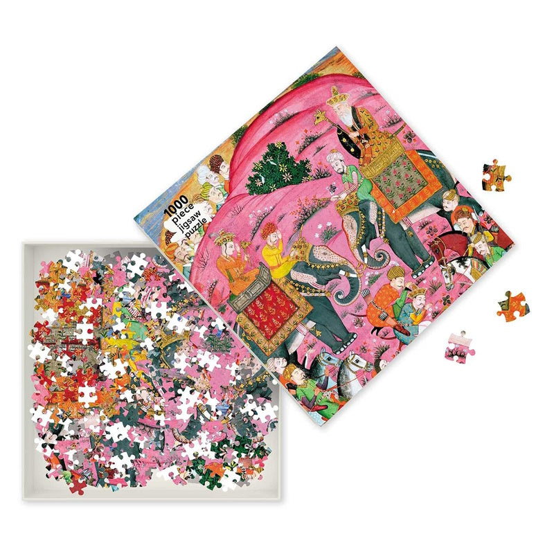 Persian Heroes by Indian School, 16th Century 1000 Piece Puzzle