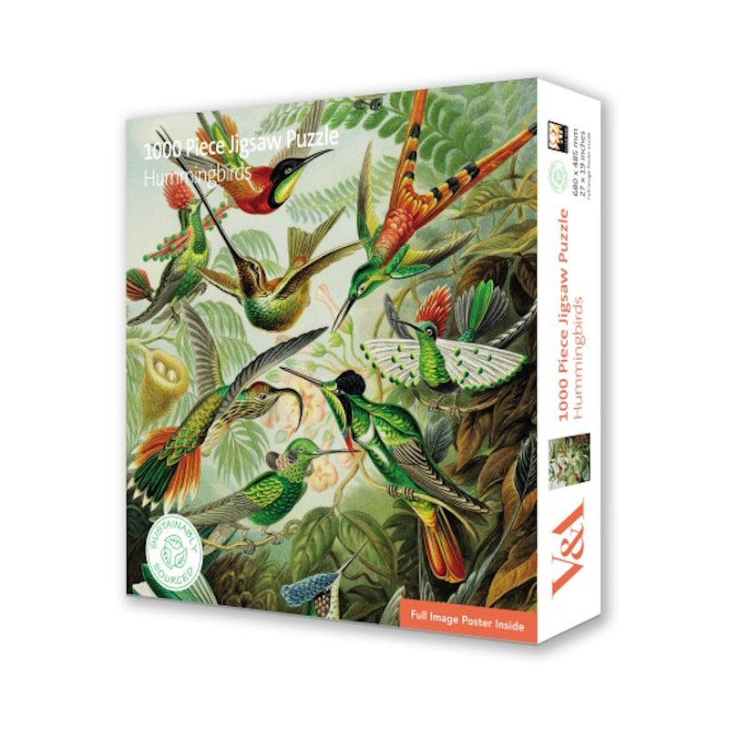 V & A 1000 Piece Puzzle - Hummingbirds