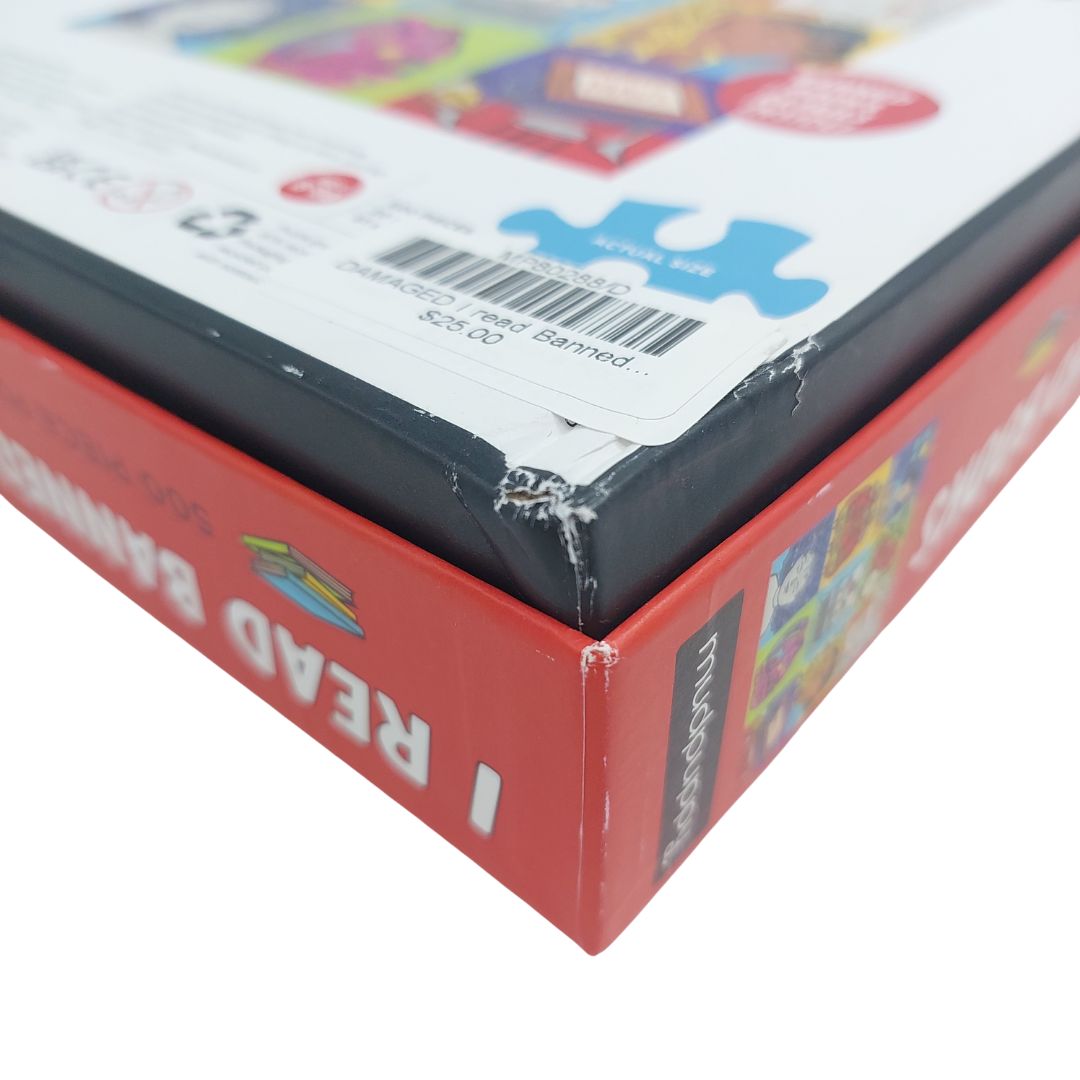 I Read Banned Books 500 Piece Family Puzzle (Damaged Box)