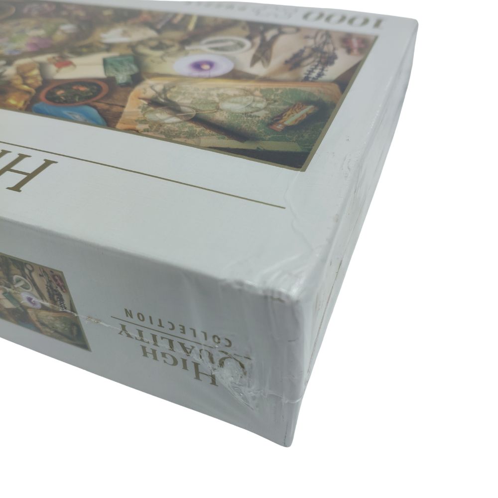Clementoni 1000 Piece Jigsaw Puzzle - Herbalist Desk Panorama (Damaged Box)