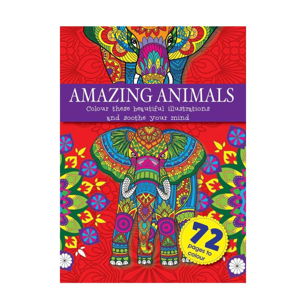 Mindfulness Colouring Book - Amazing Animals