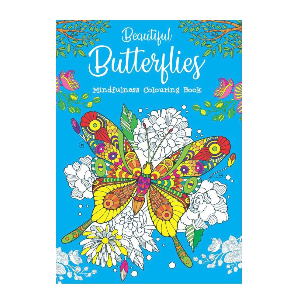 Mindfulness Colouring Book - Beautiful Butterflies