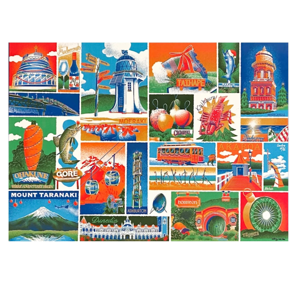 Advent Calendar Puzzle - Landmarks Lit for Christmas