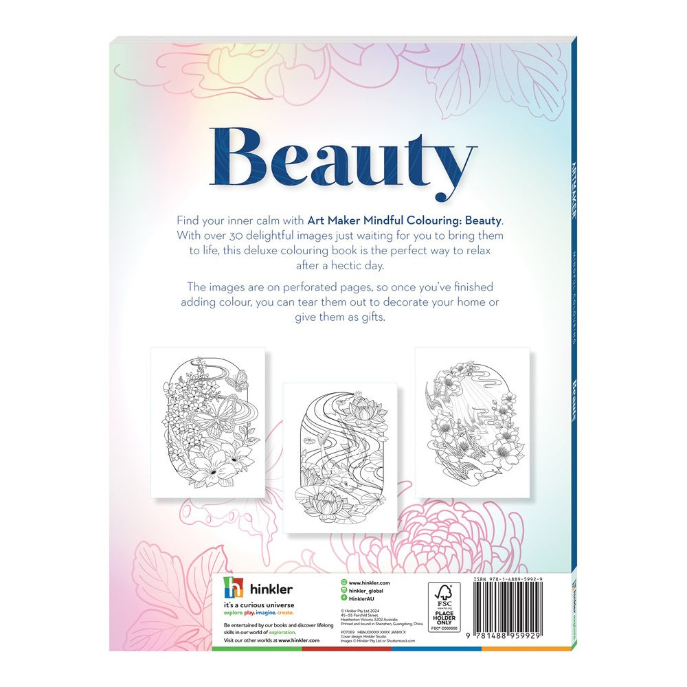 Art Maker Colouring Book - Beauty