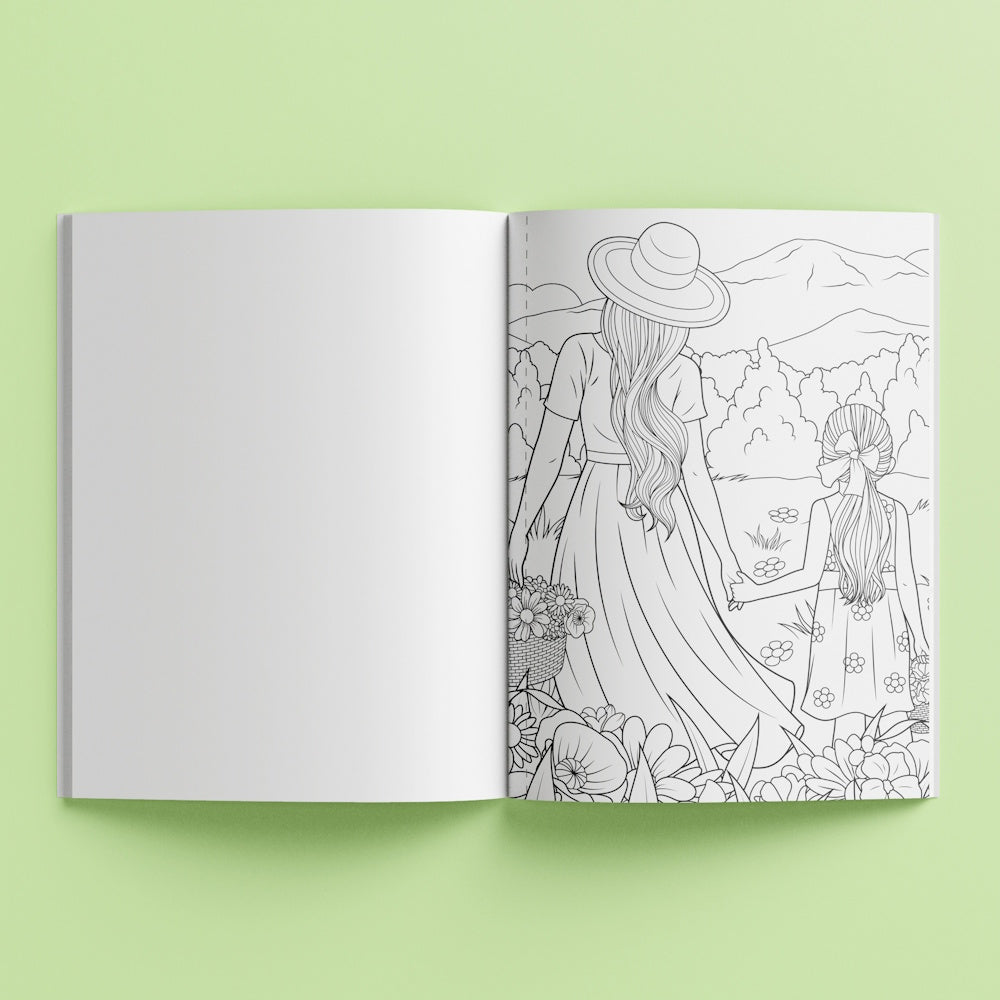Art Maker Colouring Book - Walk in the Park