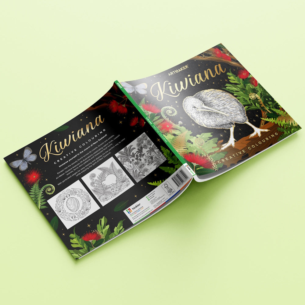 Art Maker Creative Colouring Book - Kiwiana