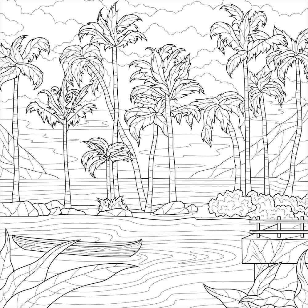 Art Maker Creative Colouring Book - Just Beachy