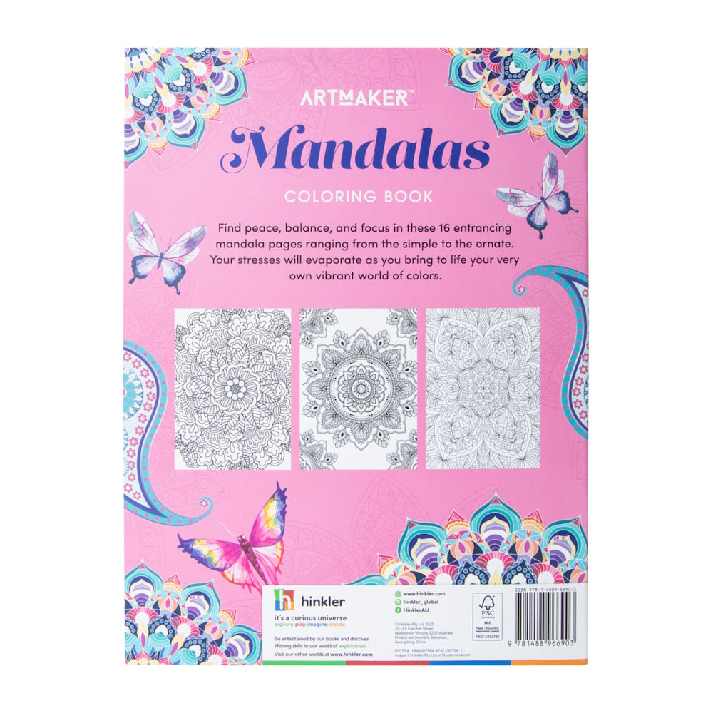 Art Maker Colouring Book - Mandalas