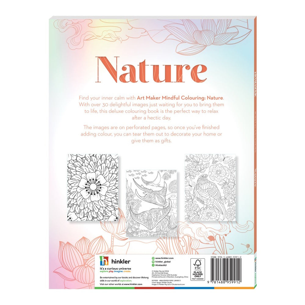 Art Maker Colouring Book - Nature