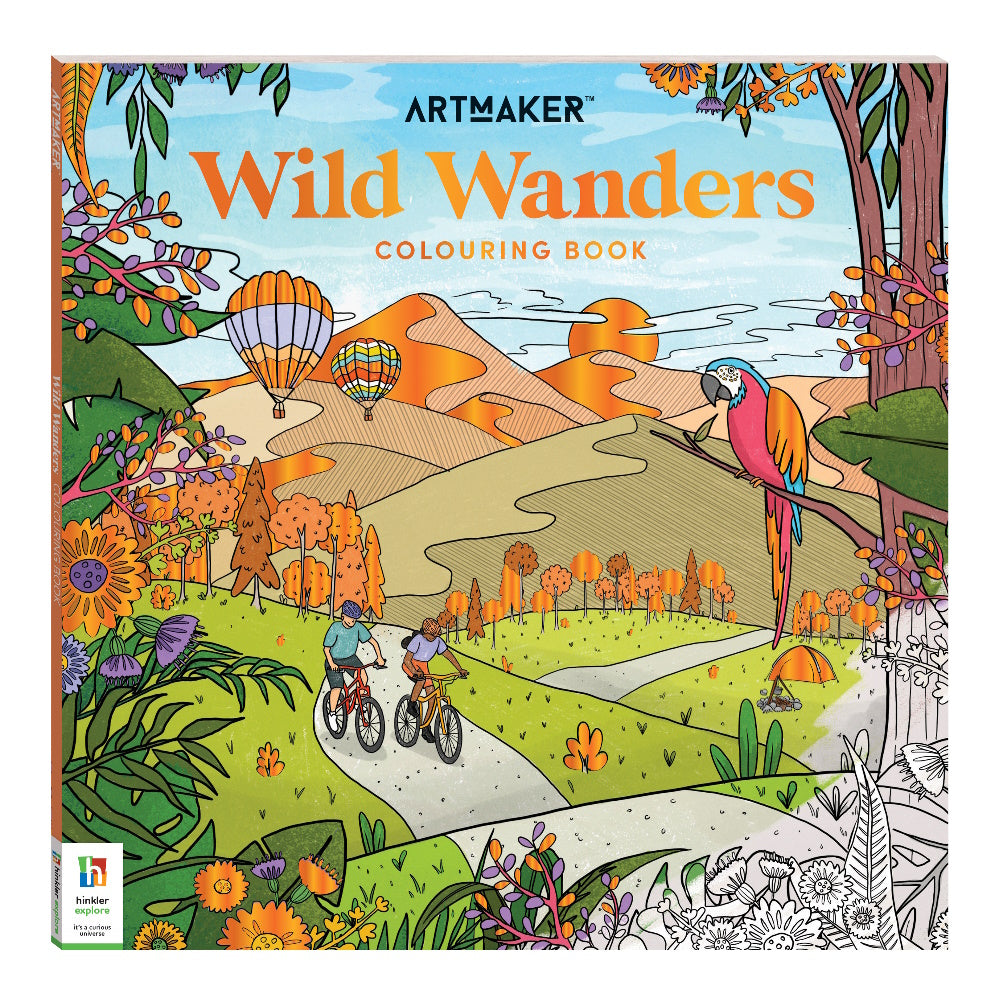 Art Maker Wild Wanders Colouring Book