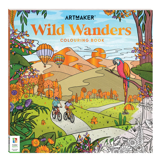 Art Maker Wild Wanders Colouring Book