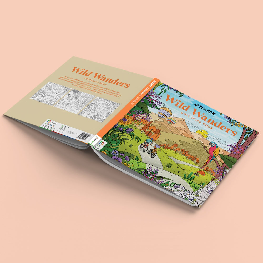Art Maker Wild Wanders Colouring Book