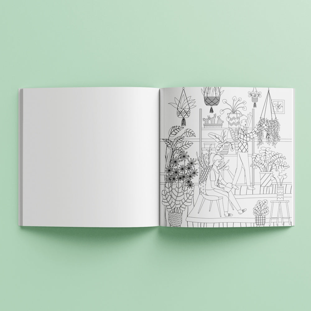 Art Maker Home Jungle Colouring Book