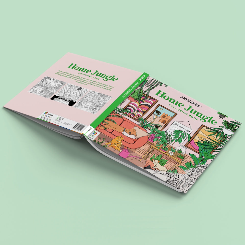 Art Maker Home Jungle Colouring Book