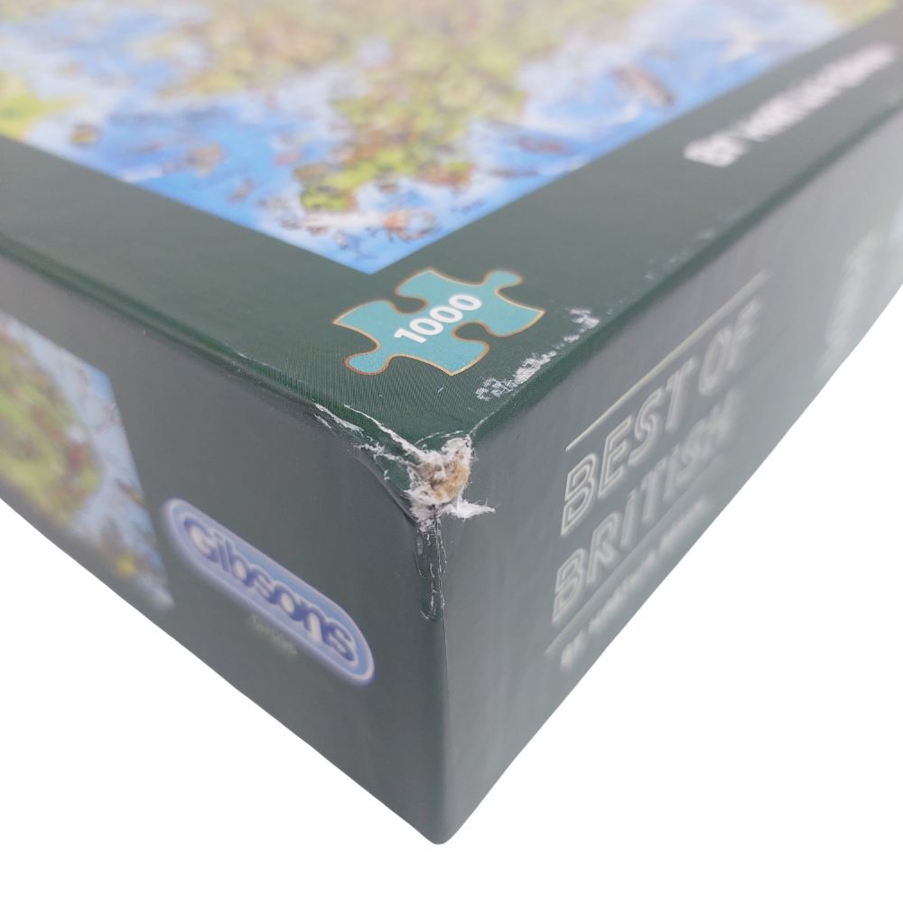 Gibsons 1000 Piece Jigsaw Puzzle - Best of British (Damaged Box)
