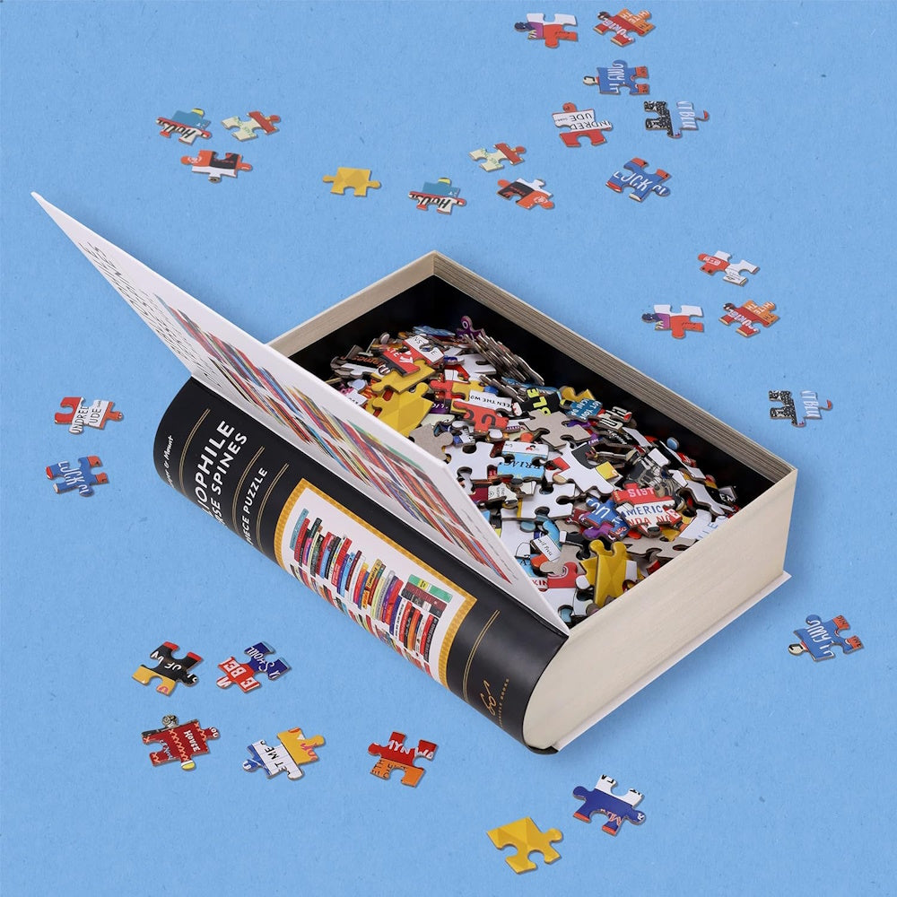 Bibliophile Diverse Spines 500 Piece Puzzle