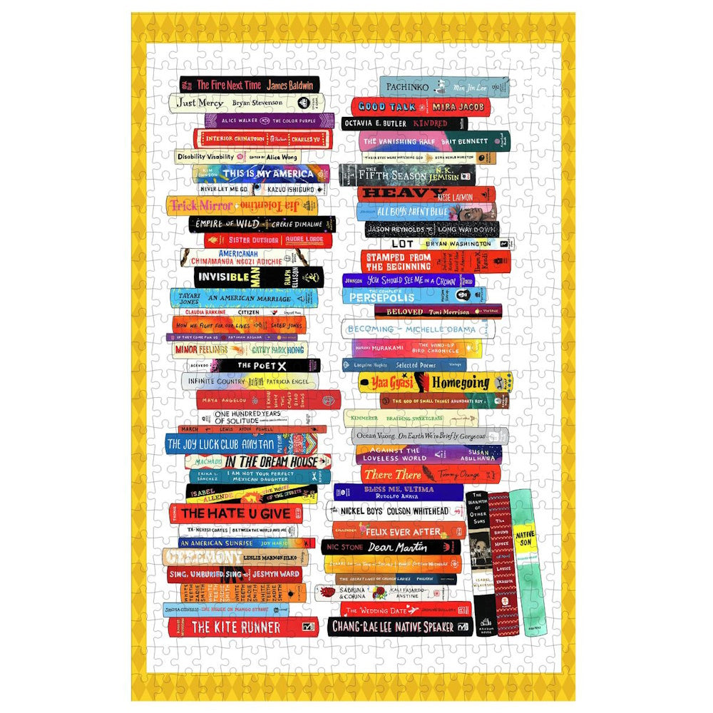 Bibliophile Diverse Spines 500 Piece Puzzle