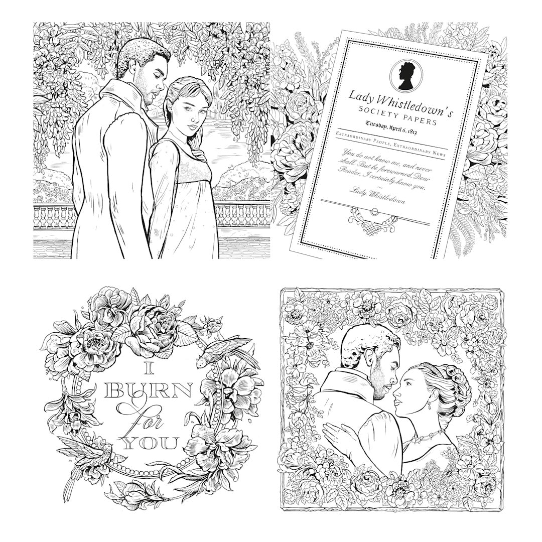 Bridgerton: The Official Colouring Book