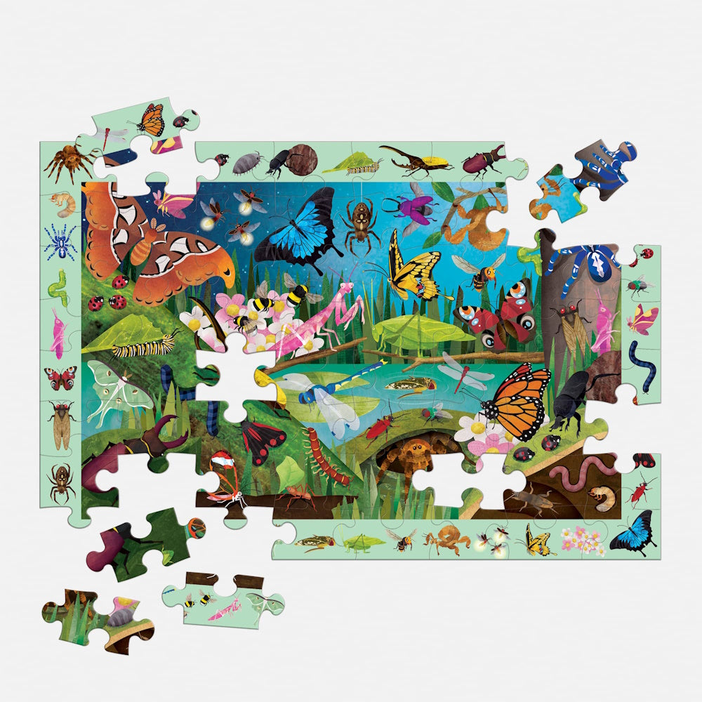 Bugs & Butterflies 64 Piece Search and Find Puzzle