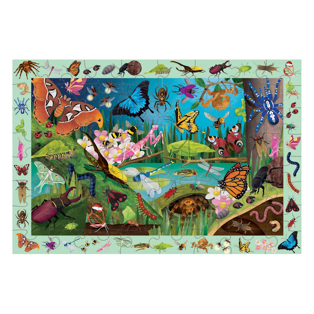 Bugs & Butterflies 64 Piece Search and Find Puzzle