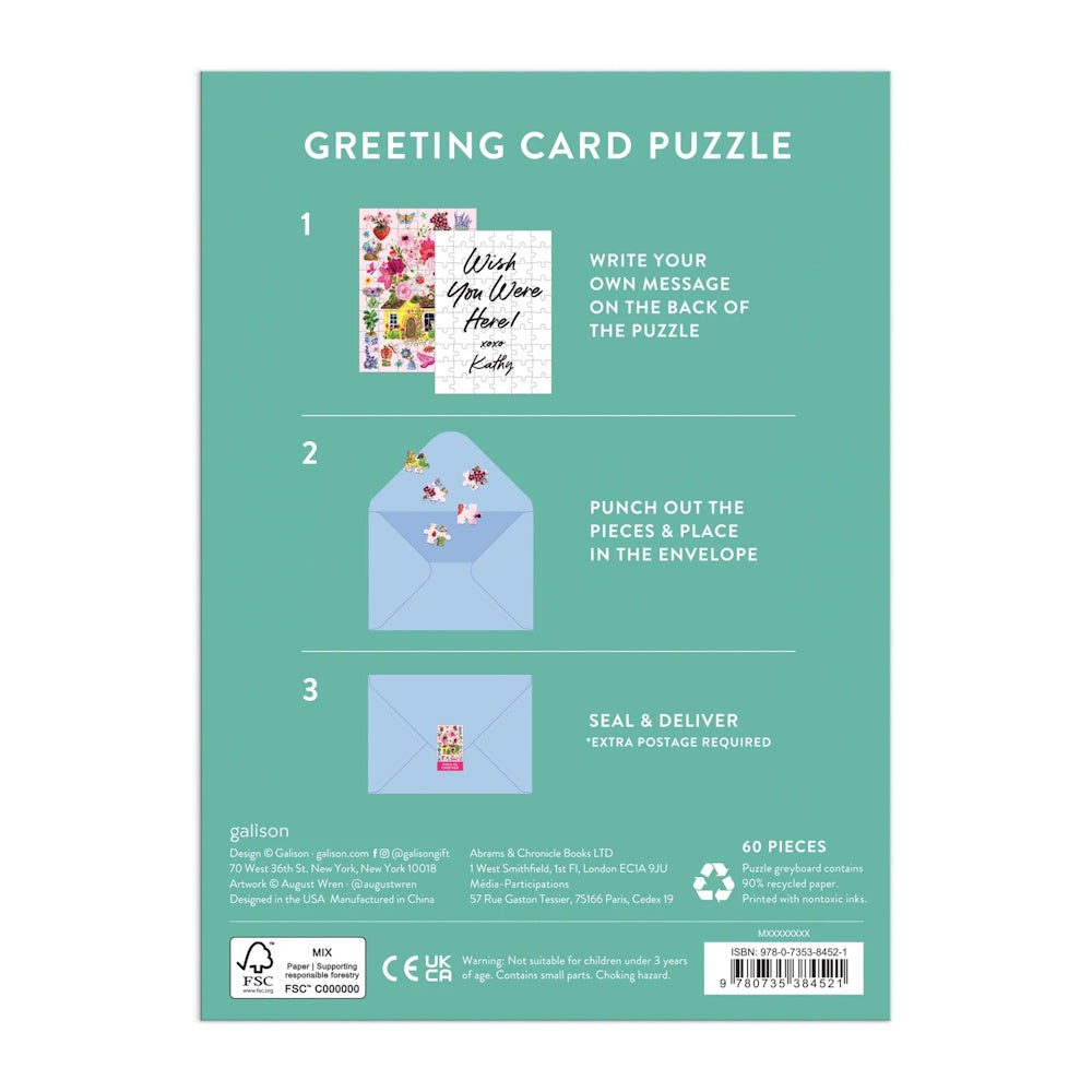 Buzzy Bouquets Greeting Card Puzzle