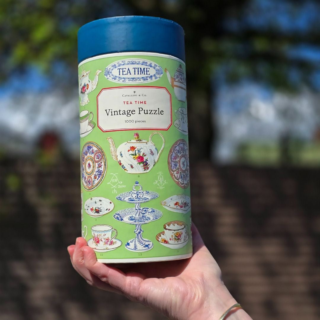 Cavallini 1000 Piece Jigsaw Puzzle - Tea Time