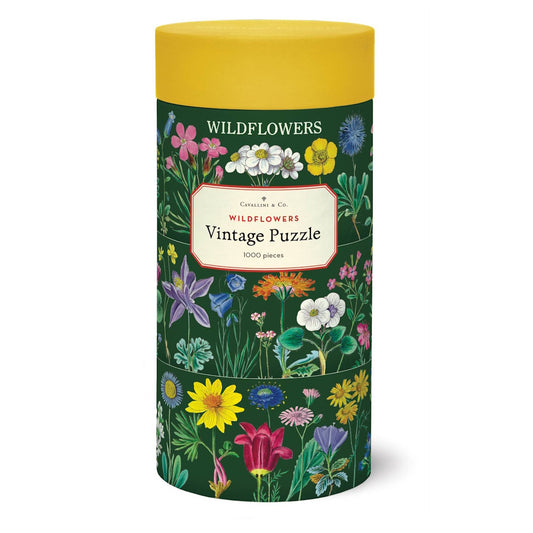 Cavallini 1000 Piece Jigsaw Puzzle - Wildflowers 2