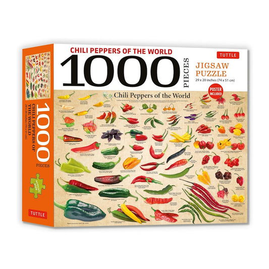 A Guide to Chili Peppers of the World 1000 Piece Puzzle
