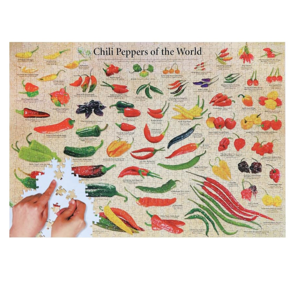 Chili Peppers of the World 1000 Piece Puzzle