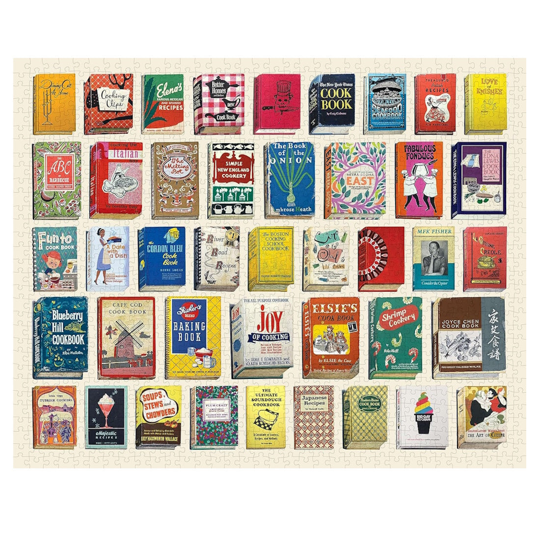 Classic Cookbooks 1000 Piece Puzzle