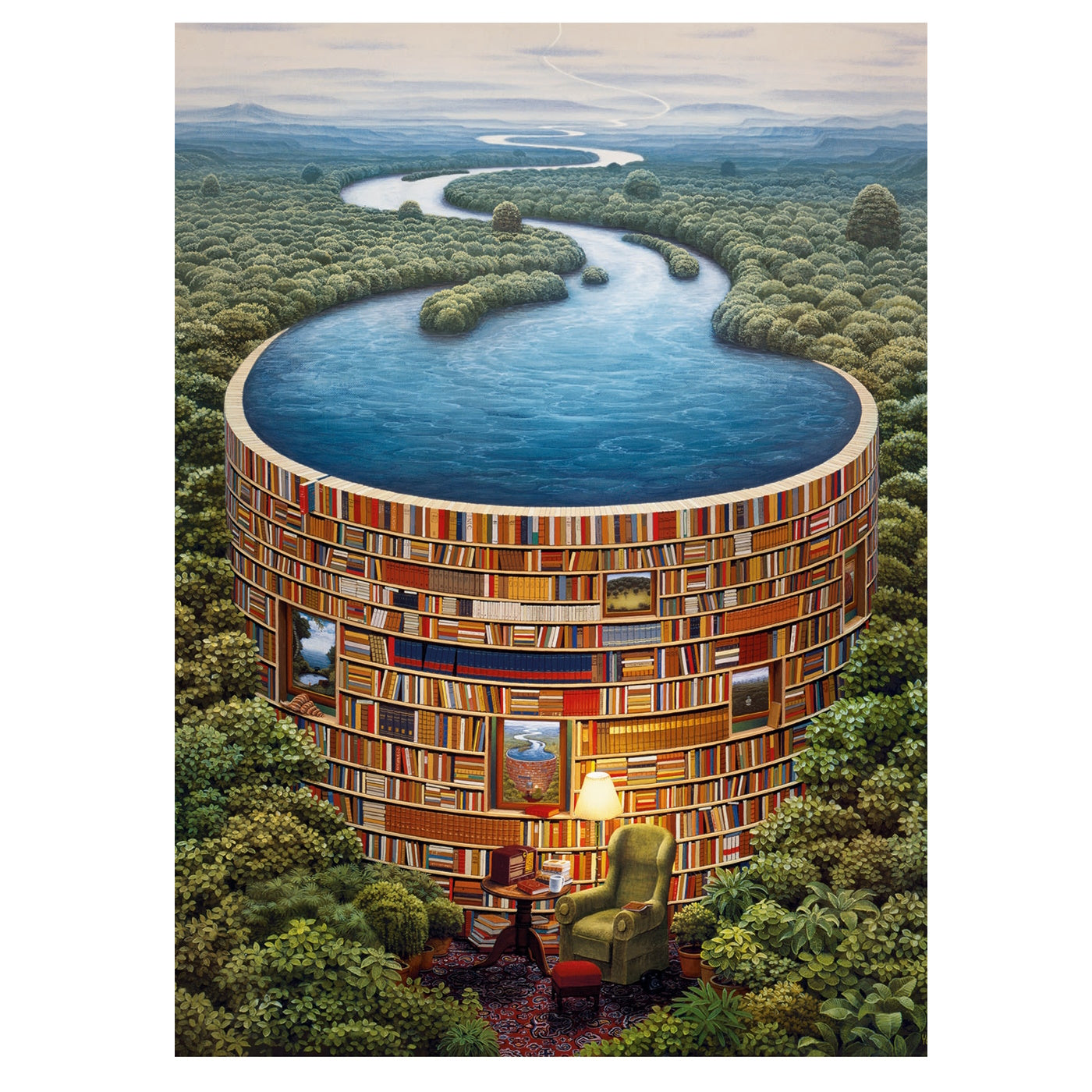 Clementoni 1000 Piece Jigsaw Puzzle - Bibliodame