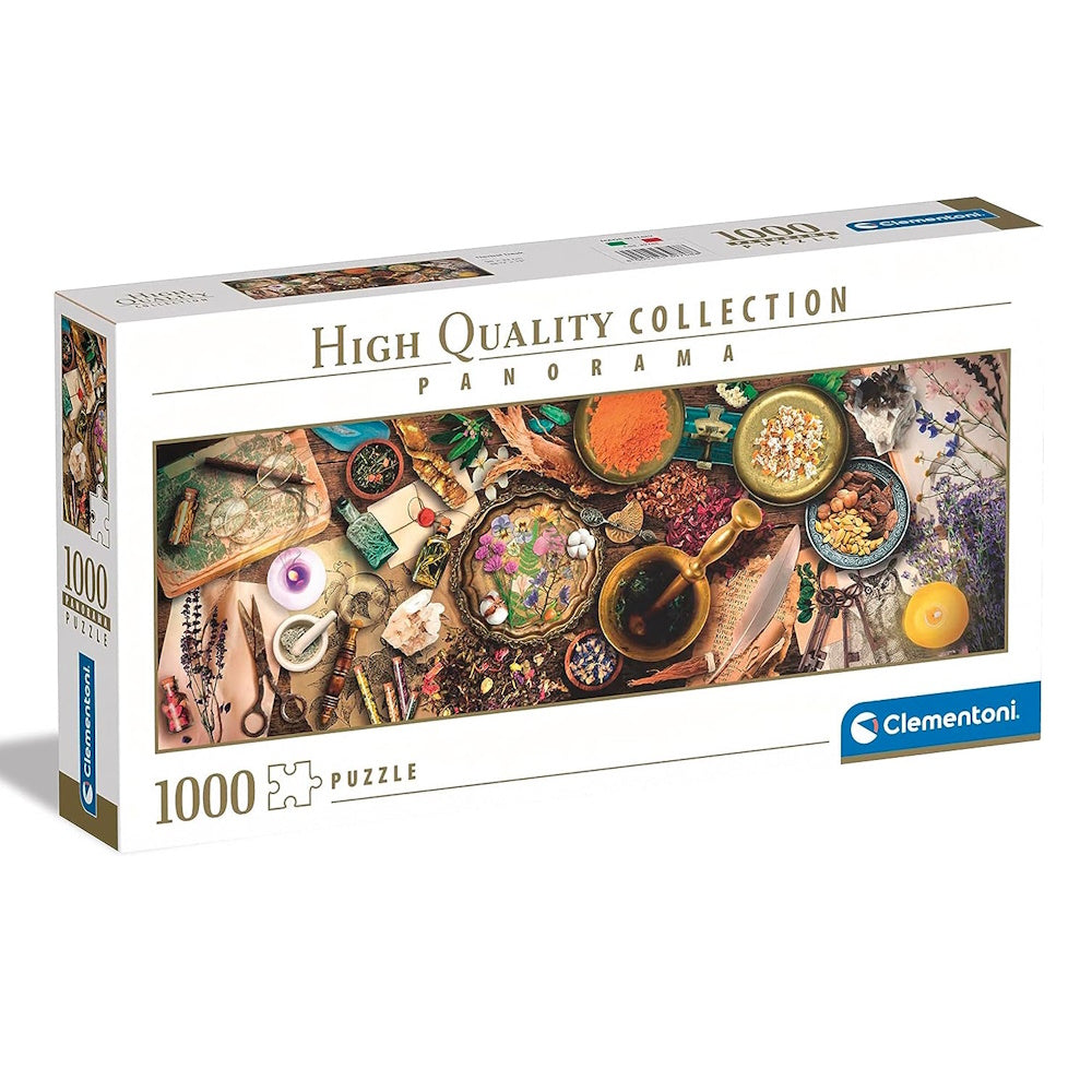 Clementoni 1000 Piece Jigsaw Puzzle - Herbalist Desk Panorama (Damaged Box)