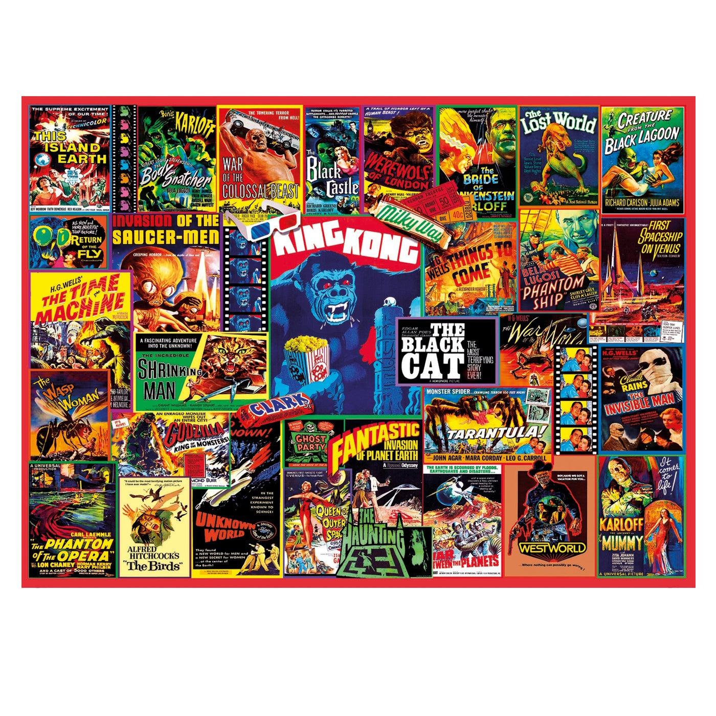 Clementoni 1000 Piece Jigsaw Puzzle - Thriller Classics (Damaged Box)
