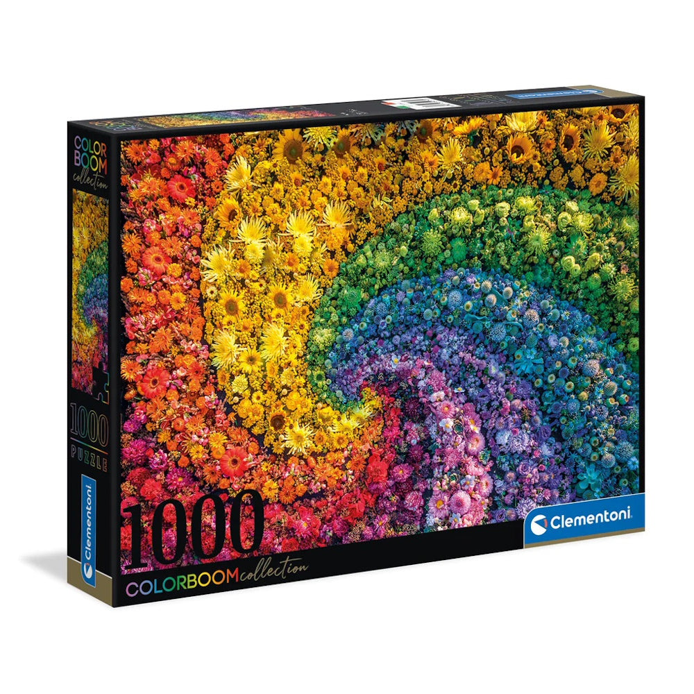 Clementoni 1000 Piece Jigsaw Puzzle - Colour Boom Collection Whirl