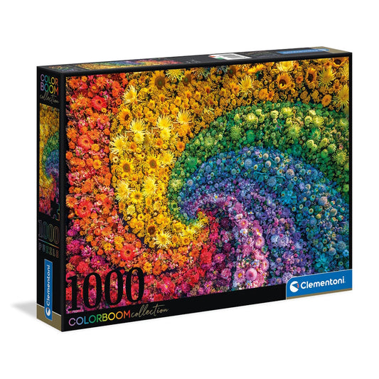 Clementoni 1000 Piece Jigsaw Puzzle - Colour Boom Collection Whirl
