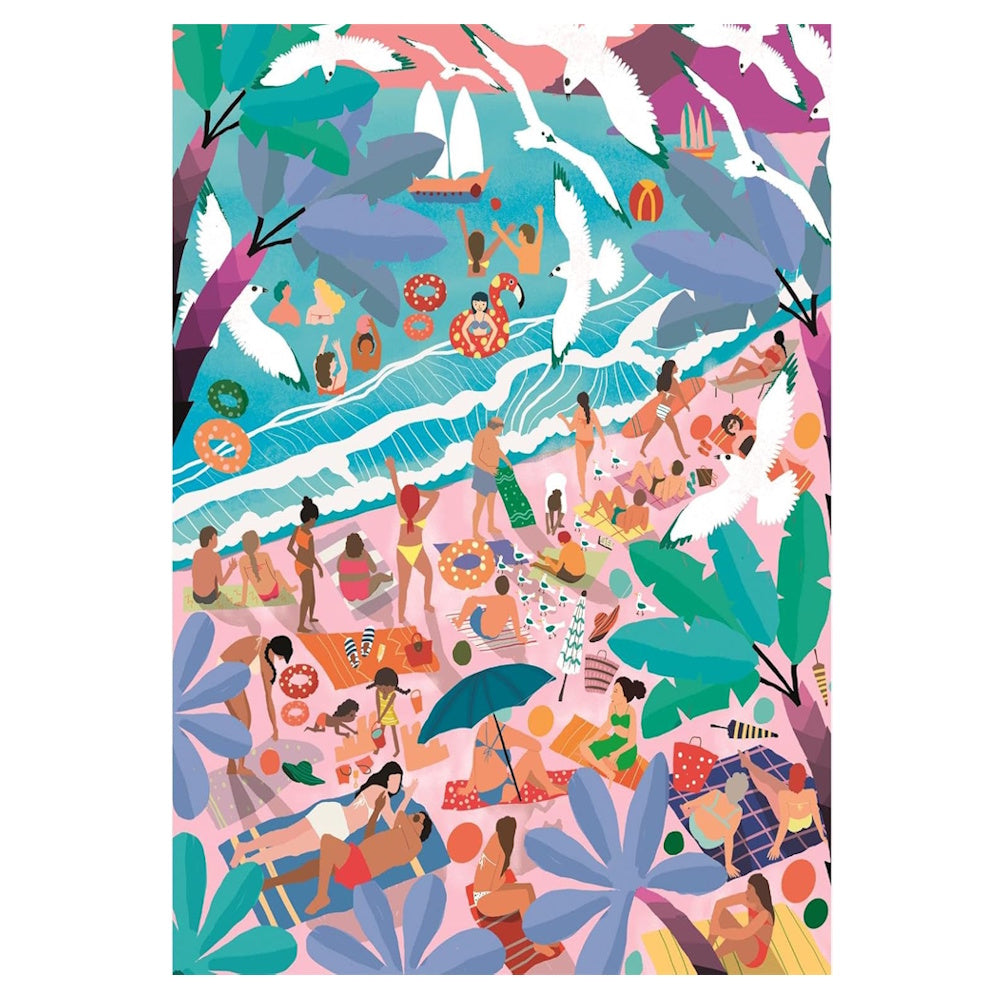 Clementoni 1000 Piece Puzzle - Sunday at the Beach