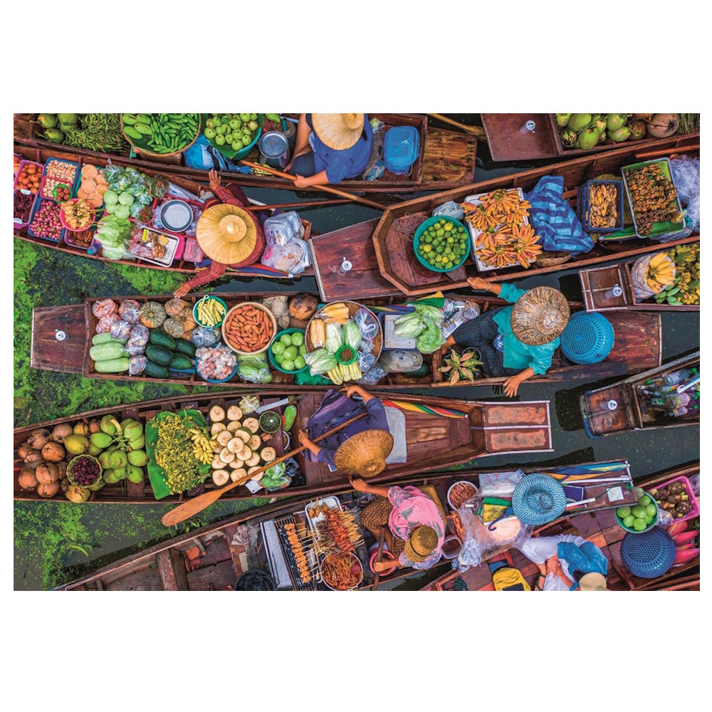 Clementoni 1000 Piece Puzzle - Thai Floating Market