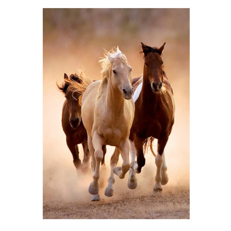 Clementoni 1000 Piece Jigsaw Puzzle - Running Horses