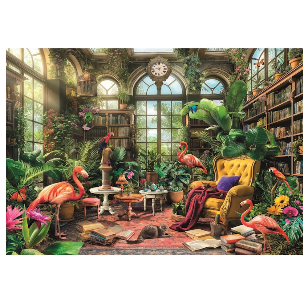 Clementoni 1000 Piece Jigsaw Puzzle - The Greenhouse Library