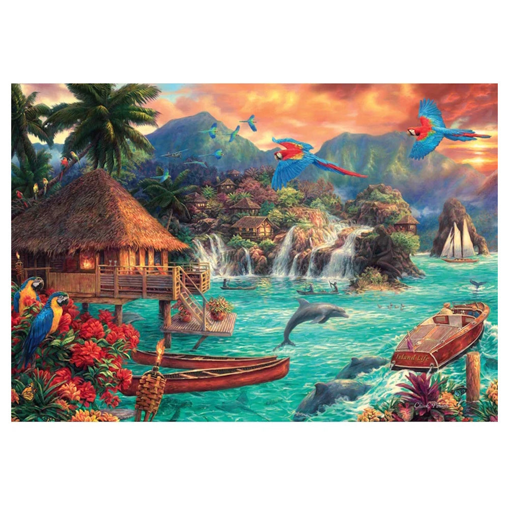 Clementoni 2000 Piece Jigsaw Puzzle - Island Life
