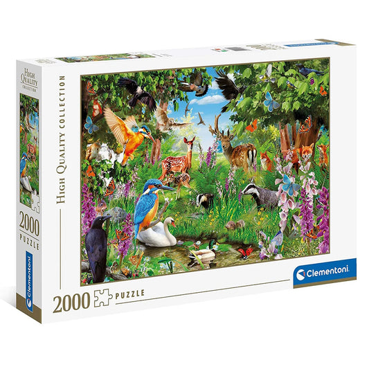 Clementoni 2000 Piece Jigsaw Puzzle - Fantastic Forest (Damaged Box)