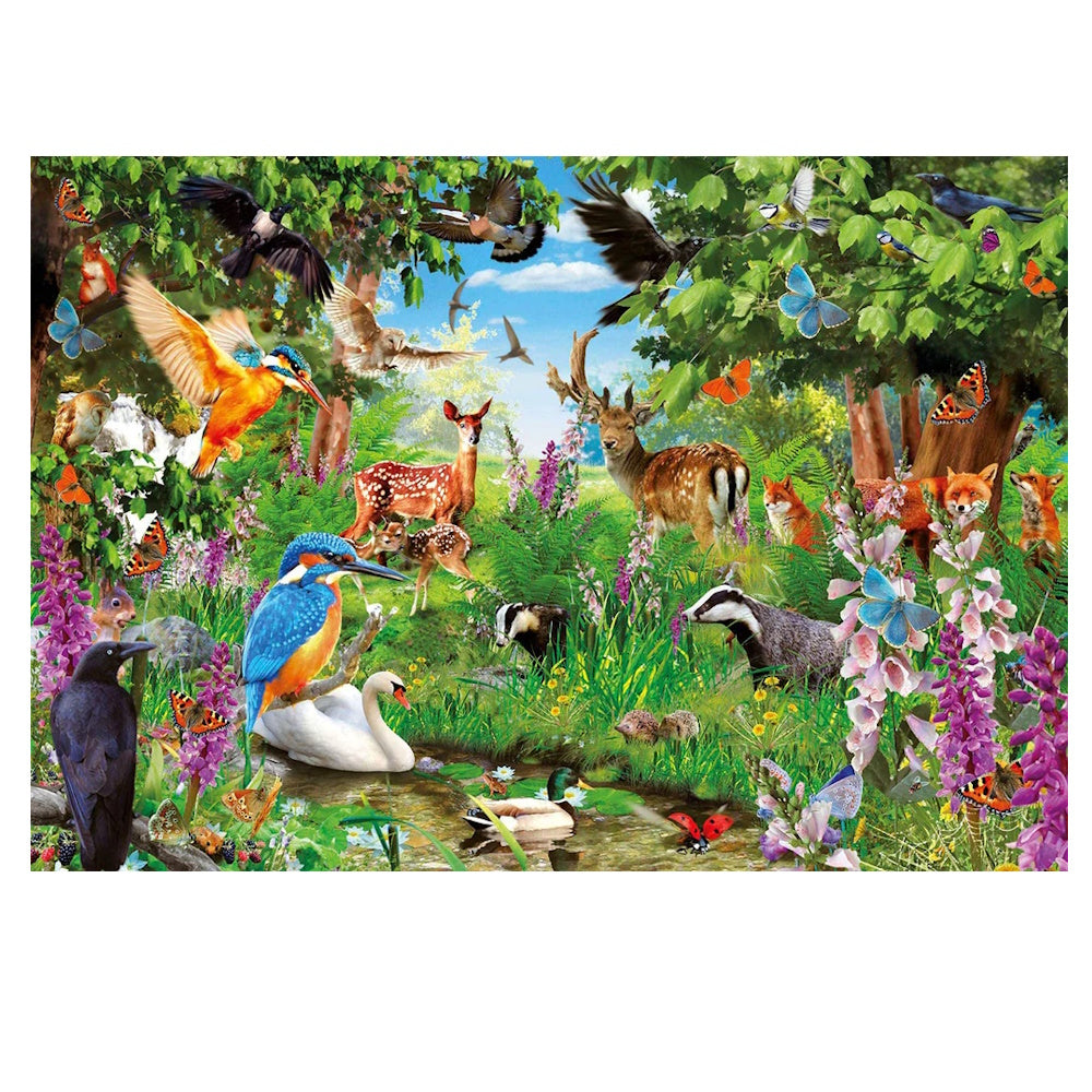 Clementoni 2000 Piece Jigsaw Puzzle - Fantastic Forest (Damaged Box)